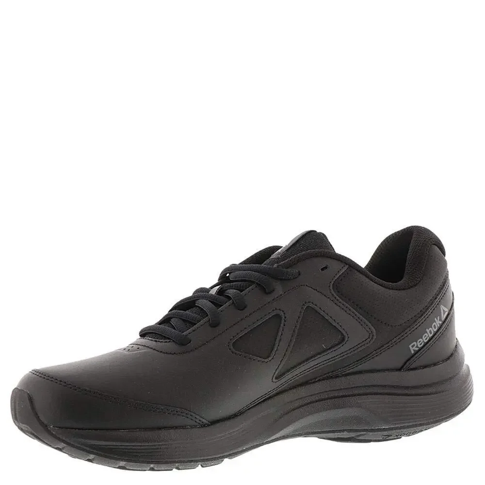 REEBOK MEN'S WALK ULTRA 6 DMX MAX ATHLETIC SHOE, BLACK/ALLOY, 9.5 2E US